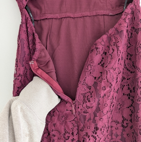 Lulu's Nevaeh Lace Cutout Mini Dress - Picture 7 of 10